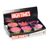 High Times® Metal Grinder | 4pc | 2.5"| Chameleon | 6pc Display - SmokeWeed.com