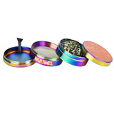 High Times® Metal Grinder | 4pc | 2.5"| Chameleon | 6pc Display - SmokeWeed.com