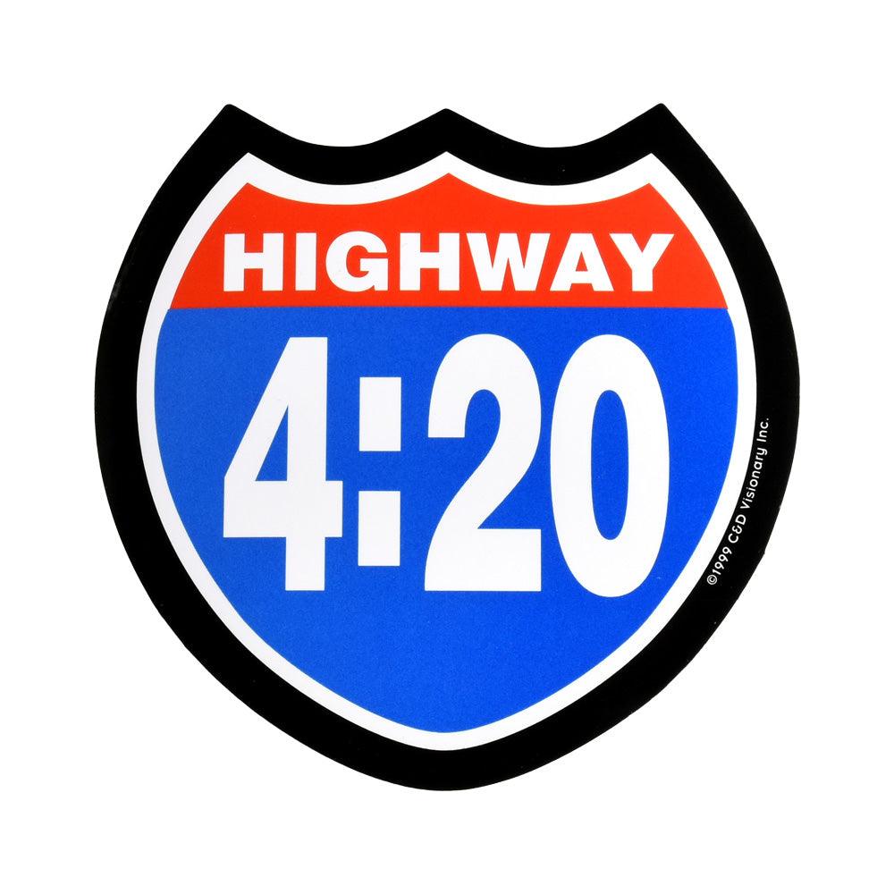 Highway 420 Sticker - SmokeWeed.com