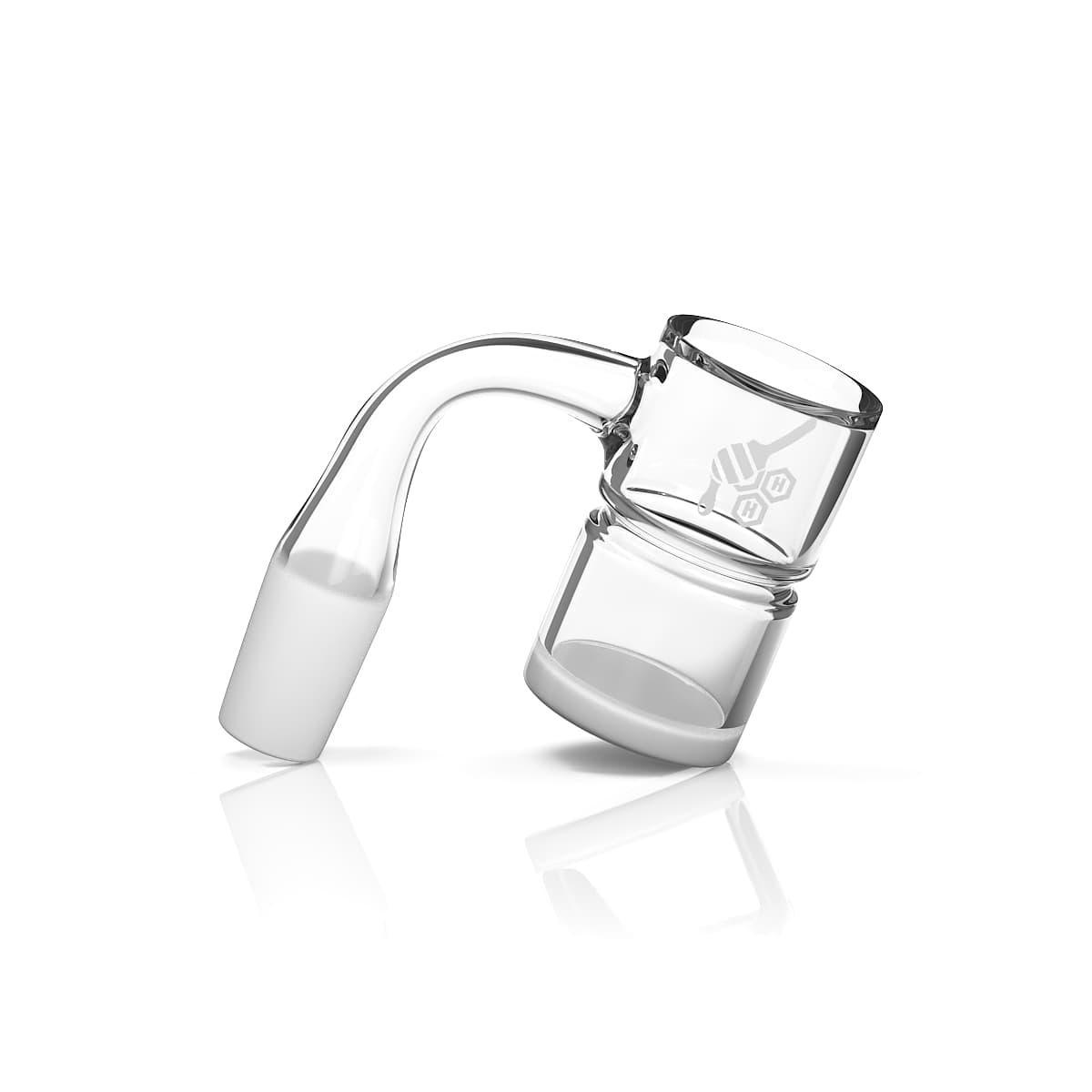 HONEY & MILK BEVEL SPLASH BUCKET QUARTZ BANGER - 90° DEGREE | YL - SmokeWeed.com
