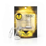 HONEY & MILK BEVEL SPLASH BUCKET QUARTZ BANGER - 90° DEGREE | YL - SmokeWeed.com