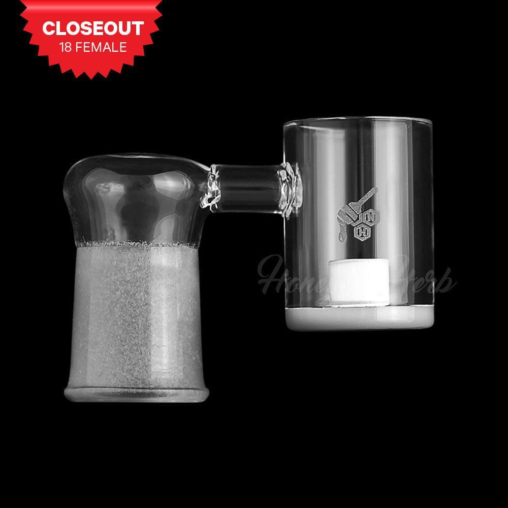 HONEY & MILK CORE REACTOR SIDECAR QUARTZ BANGER - 90° DEGREE | YL - SmokeWeed.com