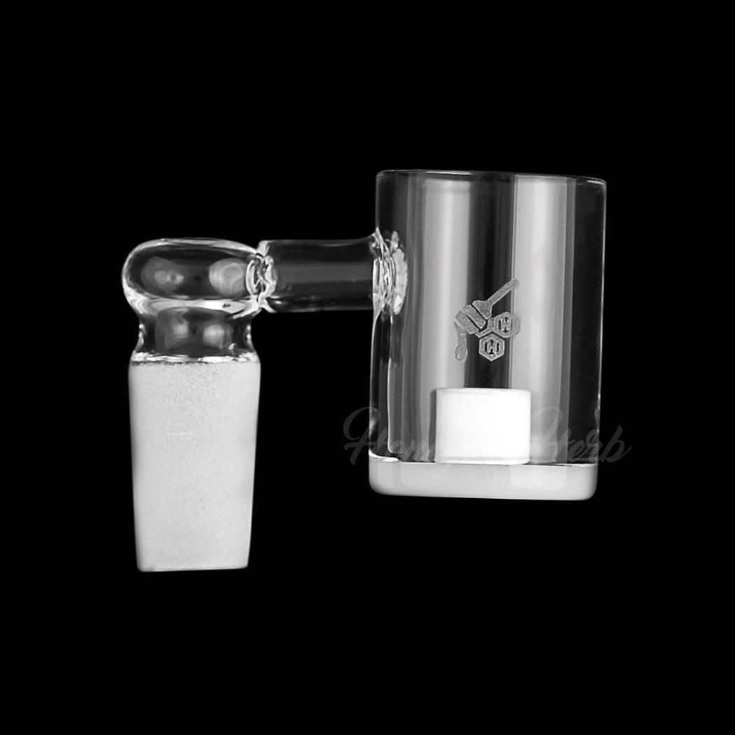 HONEY & MILK CORE REACTOR SIDECAR QUARTZ BANGER - 90° DEGREE | YL - SmokeWeed.com