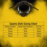 HONEY DISC QUARTZ BANGER - 90° DEGREE | YL - SmokeWeed.com