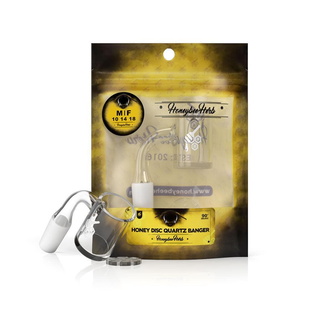 HONEY DISC QUARTZ BANGER - 90° DEGREE | YL - SmokeWeed.com