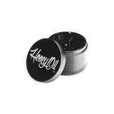 Honey Oil Aluminum Grinder Black - SmokeWeed.com