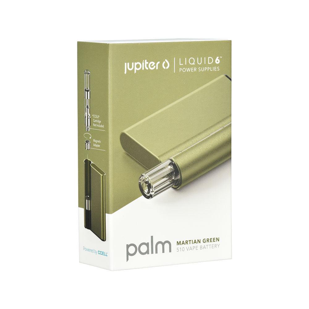 Jupiter Palm Cartridge Battery - 2" / 500mAh / Green - SmokeWeed.com