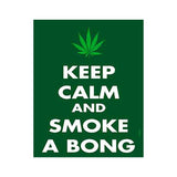 Keep Calm and Smoke Sticker - SmokeWeed.com