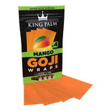King Palm Goji Wraps & Filter Tips | 4pk | 15pc Display - SmokeWeed.com