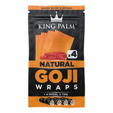 King Palm Goji Wraps & Filter Tips | 4pk | 15pc Display - SmokeWeed.com
