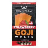 King Palm Goji Wraps & Filter Tips | 4pk | 15pc Display - SmokeWeed.com