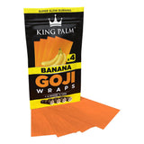 King Palm Goji Wraps & Filter Tips | 4pk | 15pc Display - SmokeWeed.com