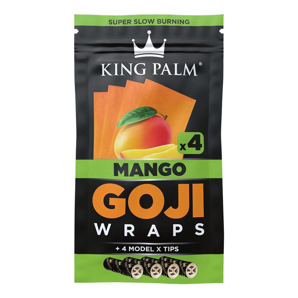King Palm Goji Wraps & Filter Tips | 4pk | 15pc Display - SmokeWeed.com