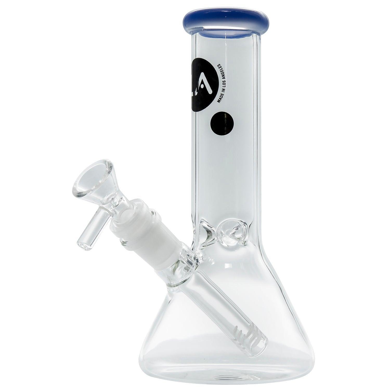 LA Pipes Beaker Bong - Multiple Colors - 8" - SmokeWeed.com