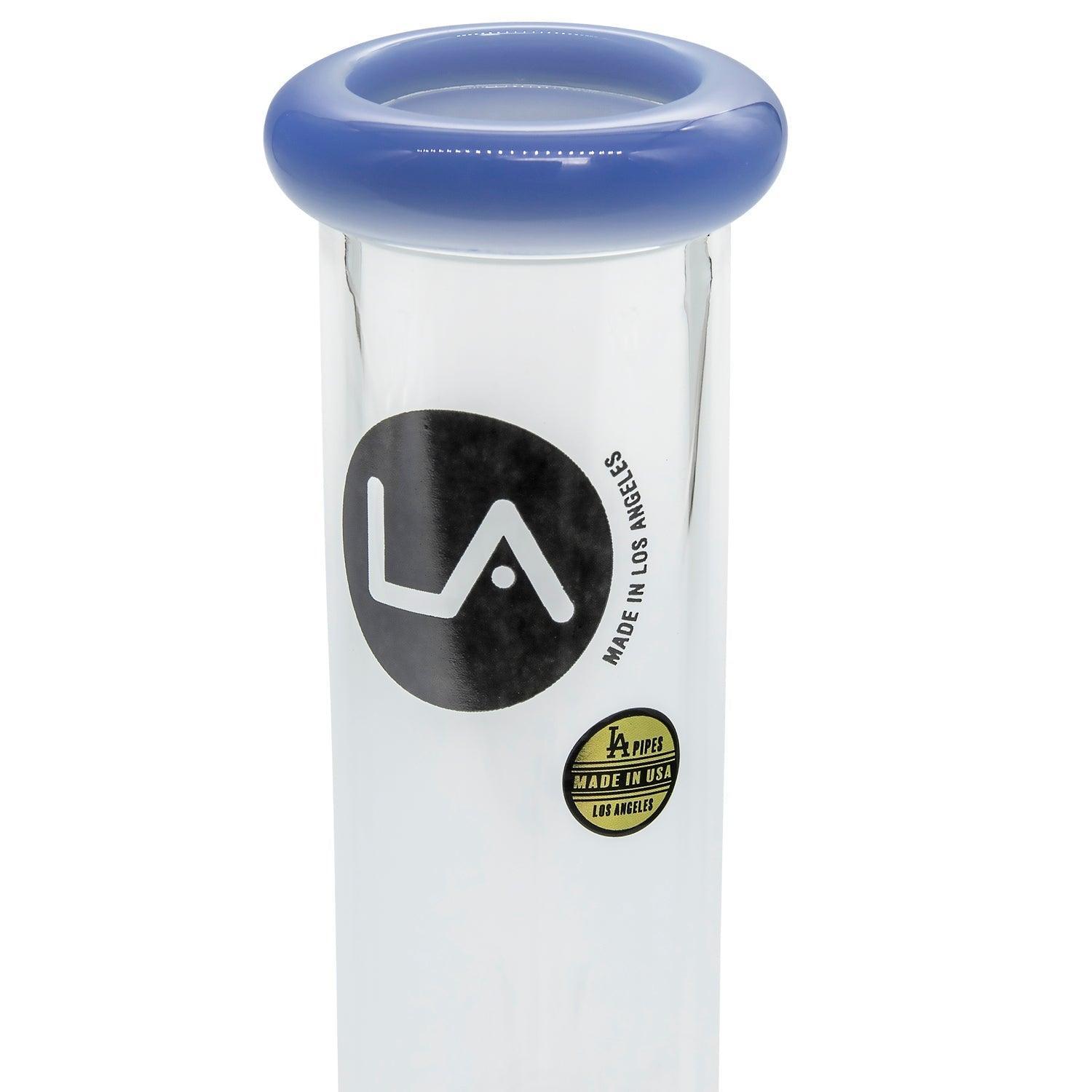 LA Pipes Beaker Bong - Multiple Colors - 8" - SmokeWeed.com