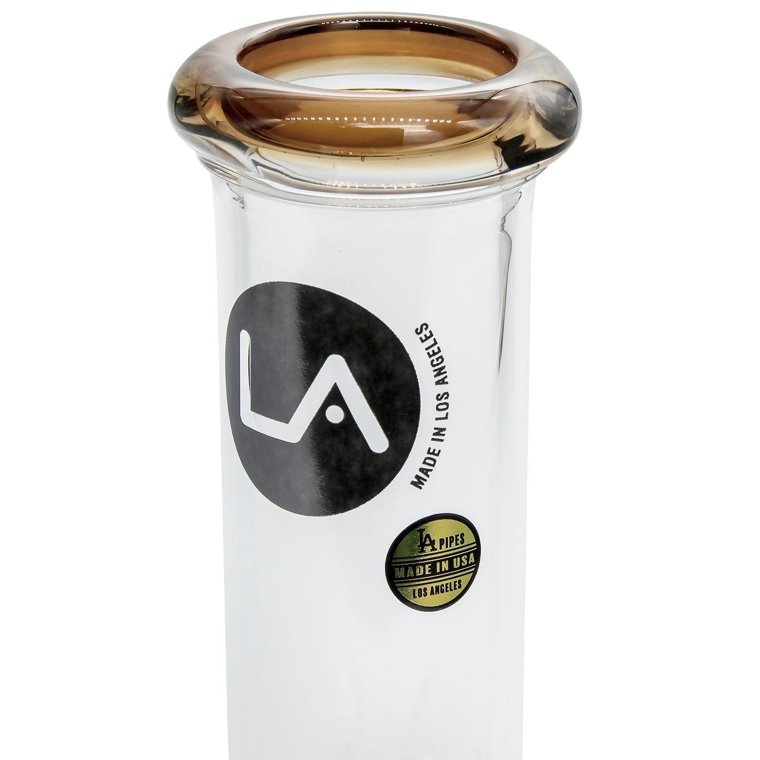 LA Pipes Beaker Bong - Multiple Colors - 8" - SmokeWeed.com