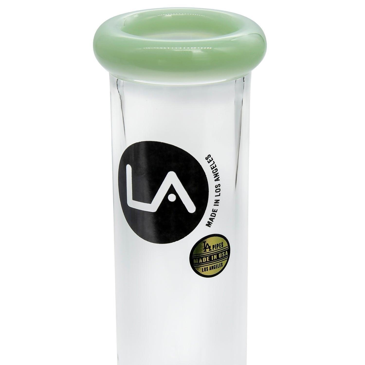 LA Pipes Beaker Bong - Multiple Colors - 8" - SmokeWeed.com