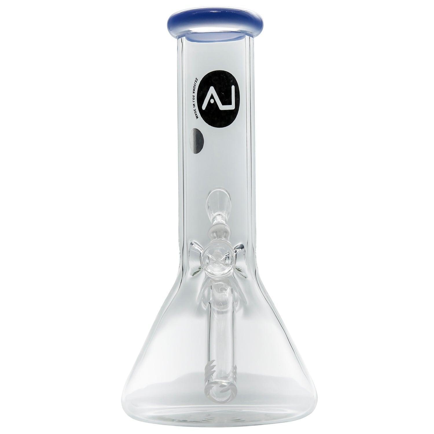 LA Pipes Beaker Bong - Multiple Colors - 8" - SmokeWeed.com