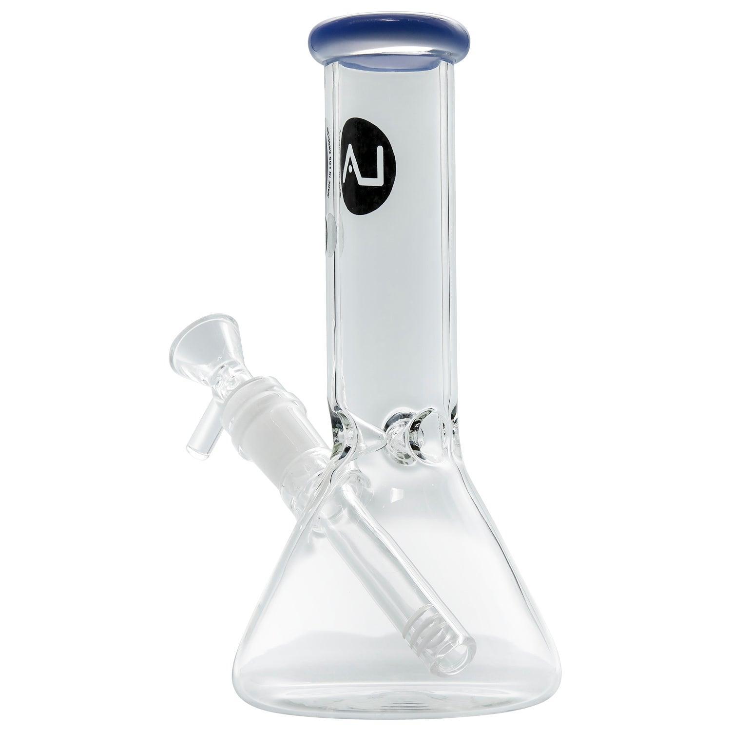 LA Pipes Beaker Bong - Multiple Colors - 8" - SmokeWeed.com