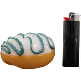 LA Pipes "Frosted Donut" Glass Pipe - SmokeWeed.com