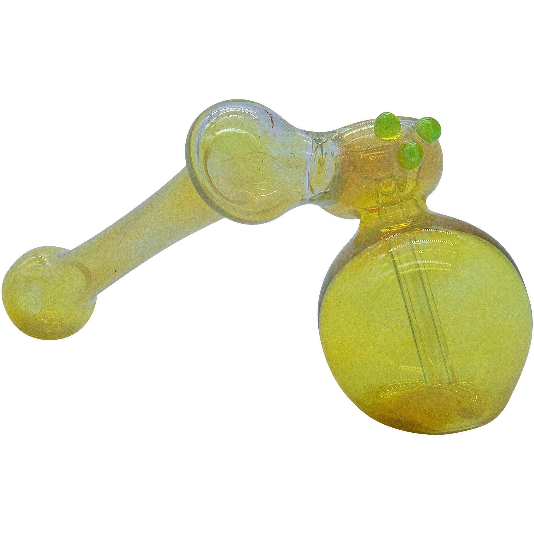 LA Pipes "Silver Sidecar" Fumed Hammer Sidecar Pipe (Various Colors) - SmokeWeed.com