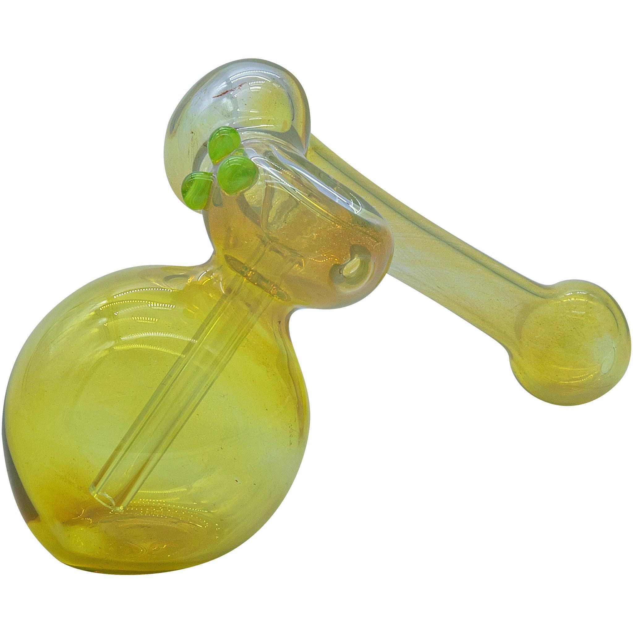 LA Pipes "Silver Sidecar" Fumed Hammer Sidecar Pipe (Various Colors) - SmokeWeed.com