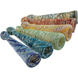 LA Pipes "Typhoon" Colored Chillum - SmokeWeed.com