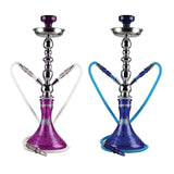 Large Vase Hookah - 24"/2-Hose - Colors Vary - SmokeWeed.com