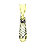 LiT Spiral Striped Glass Chillum - 3.25" / Assorted Colors 24PC DISPLAY - - SmokeWeed.com