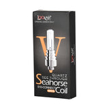 Lookah Seahorse Quartz See-Through Coil - 4 Pack - SmokeWeed.com