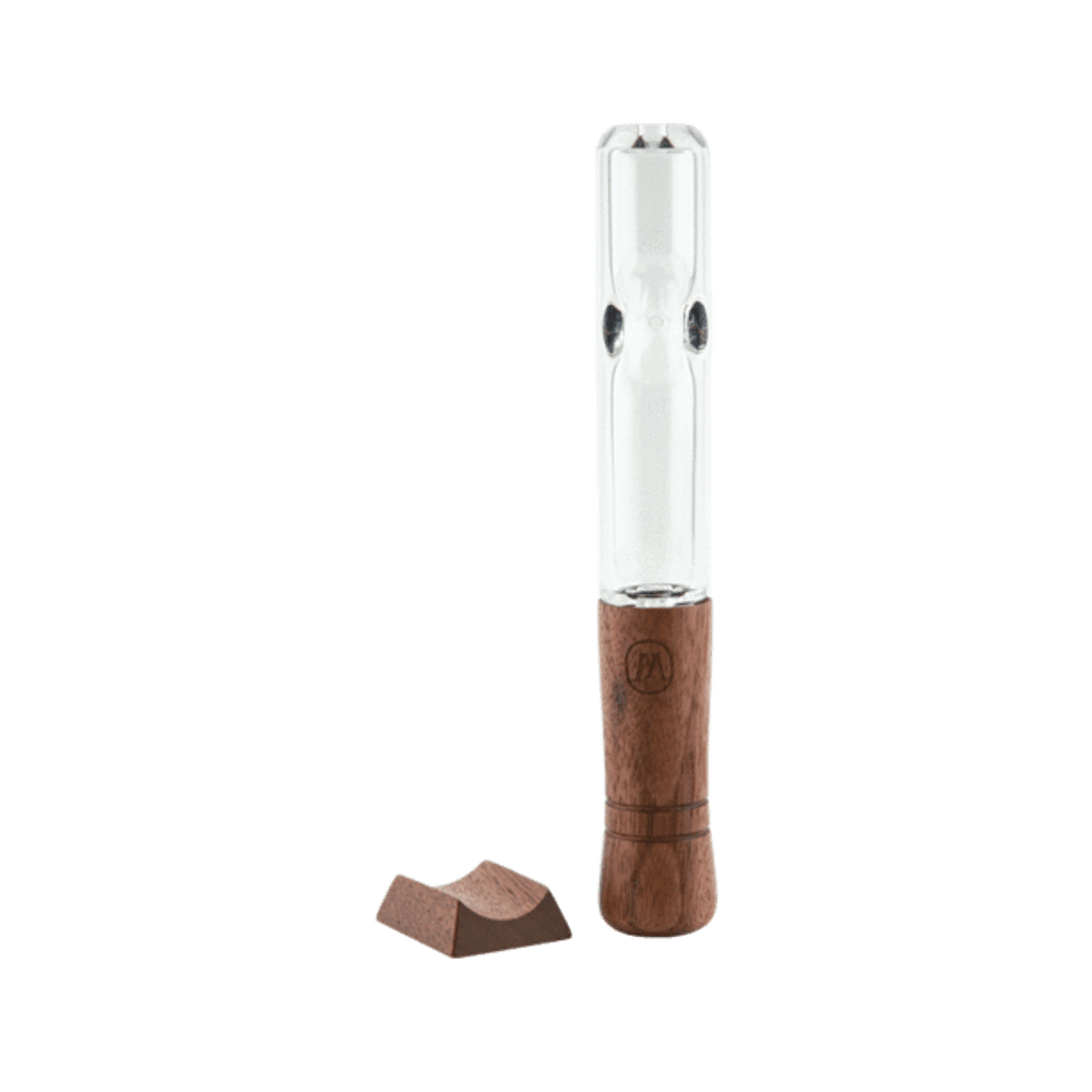 Marley Natural Glass & Walnut Steamroller - SmokeWeed.com