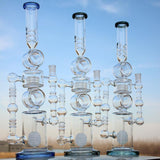 Massive Approx. 22 Inch Dual Perc Recycler Style Water Pipe - SmokeWeed.com