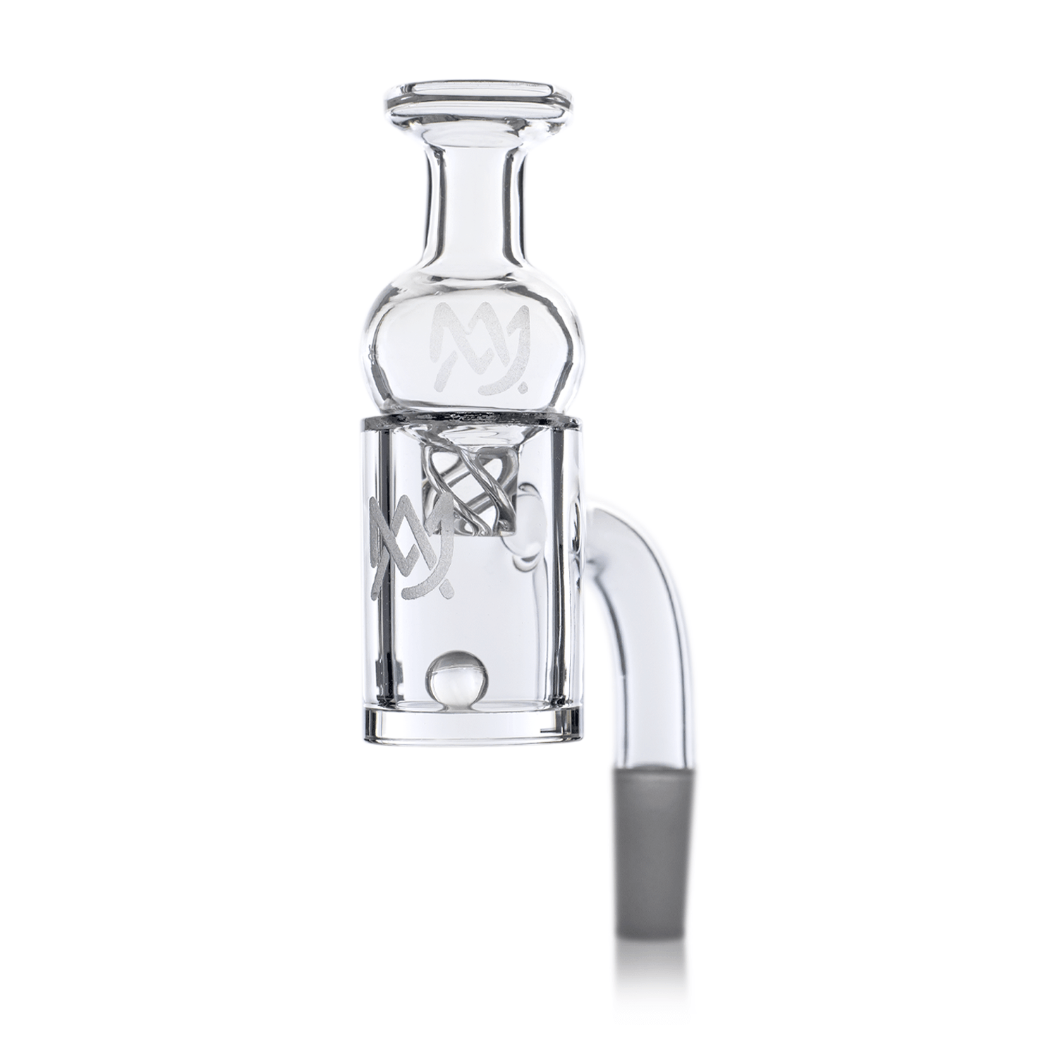 MJ Arsenal Premium Full Weld Clear Quartz Banger - SmokeWeed.com