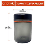 Ongrok 1000ml Child Resistant Storage Jar, 1 pack - SmokeWeed.com