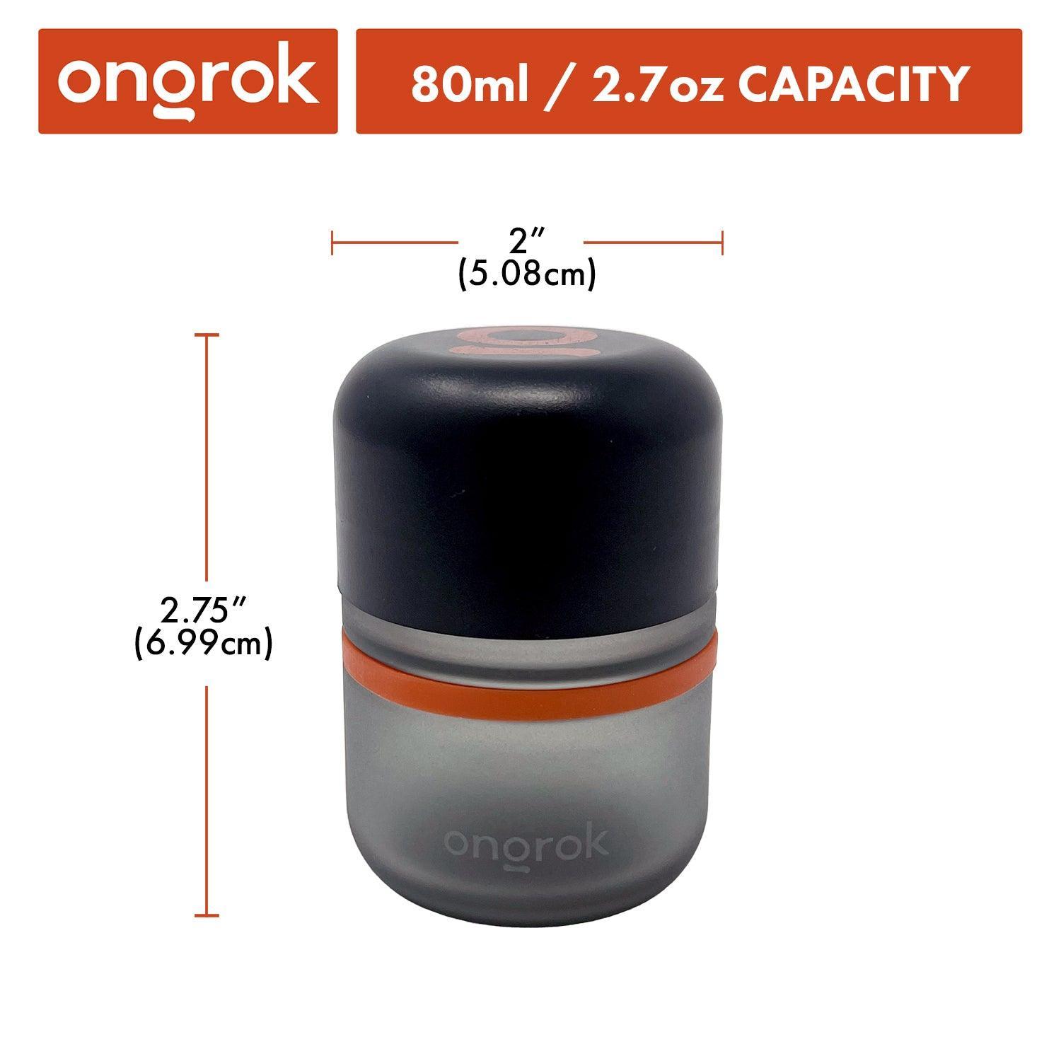 Ongrok 80ml Child Resistant Jar | 6 Pack - SmokeWeed.com