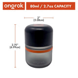 Ongrok 80ml Child Resistant Jar | 6 Pack - SmokeWeed.com