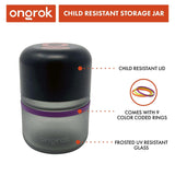 Ongrok 80ml Child Resistant Jar | 6 Pack - SmokeWeed.com