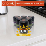 Ongrok 80ml Child Resistant Jar | 6 Pack - SmokeWeed.com