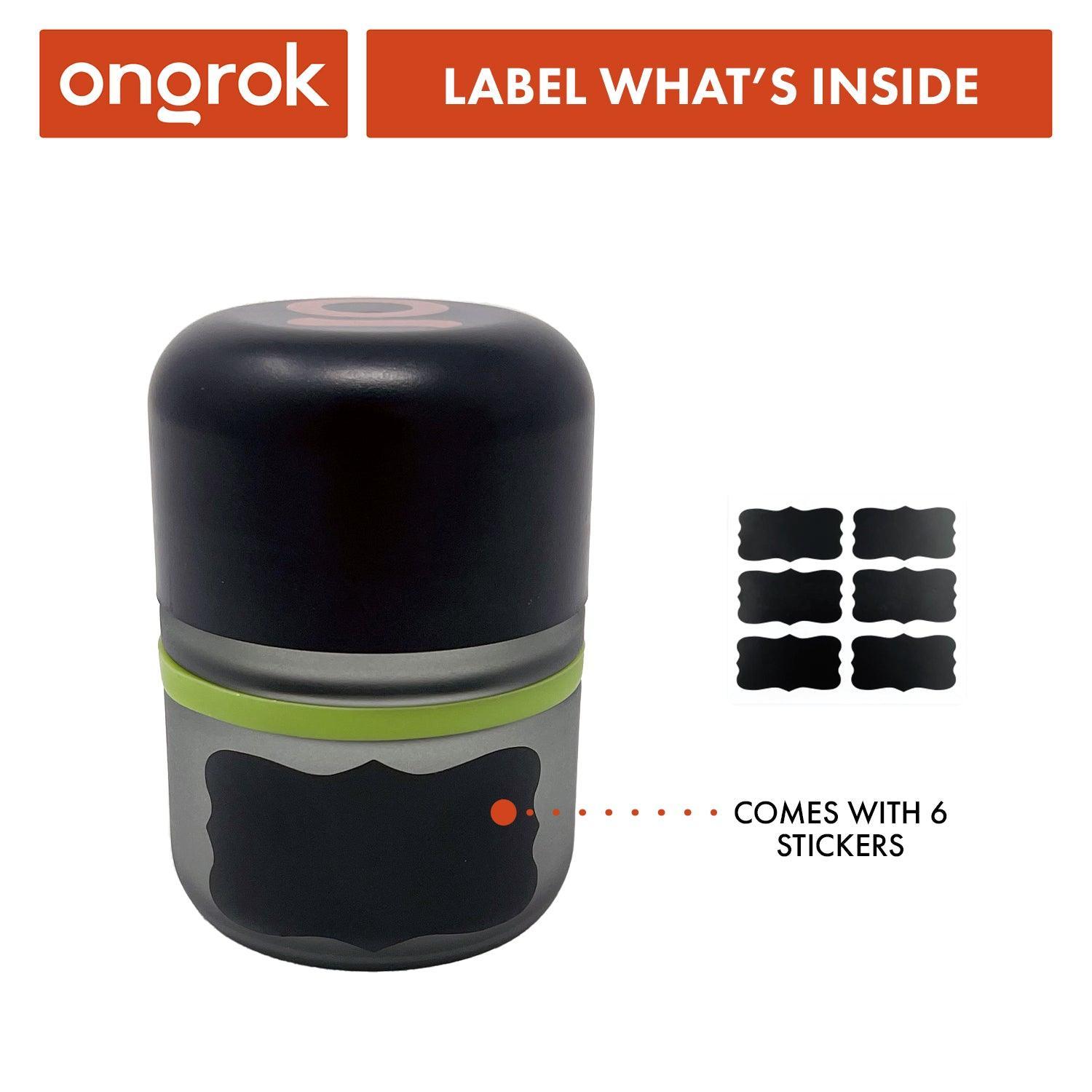 Ongrok 80ml Child Resistant Jar | 6 Pack - SmokeWeed.com
