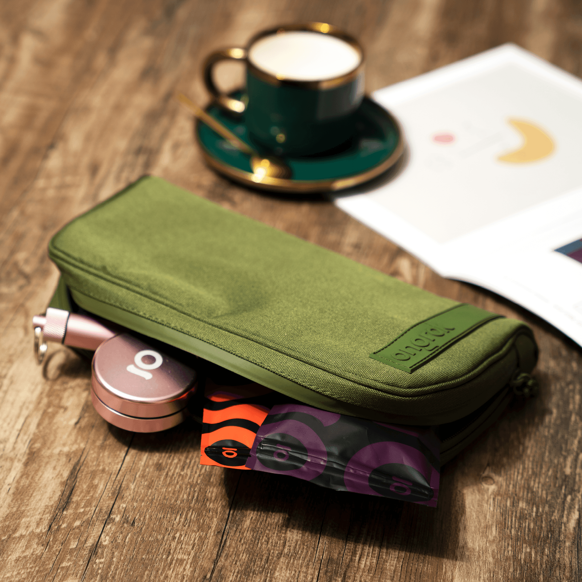 Ongrok Carbon-lined Wallets with Combination Lock V 2.0 | 3" Sizes (Small, Medium, Large) - SmokeWeed.com