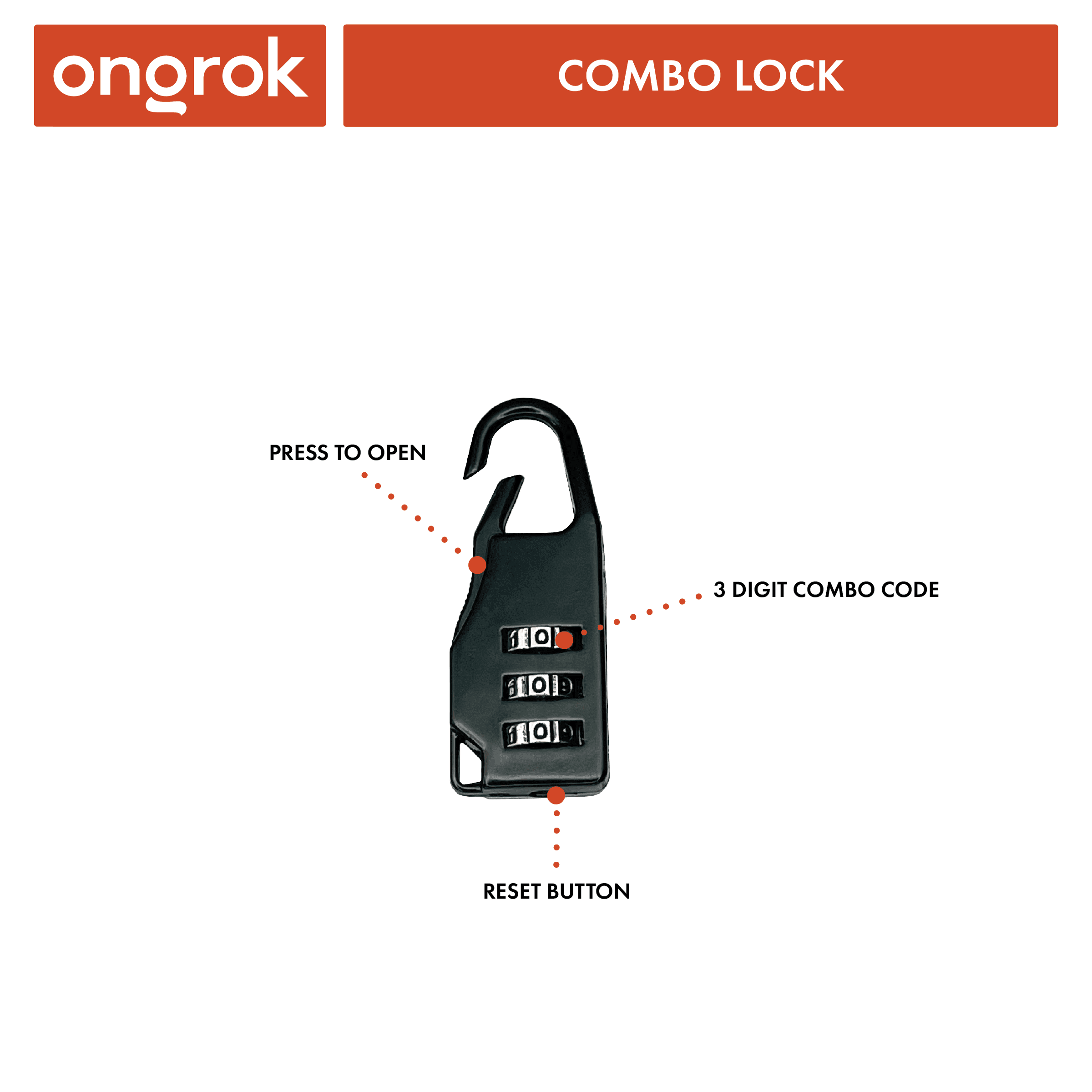 Ongrok Carbon-lined Wallets with Combination Lock V 2.0 | 3" Sizes (Small, Medium, Large) - SmokeWeed.com