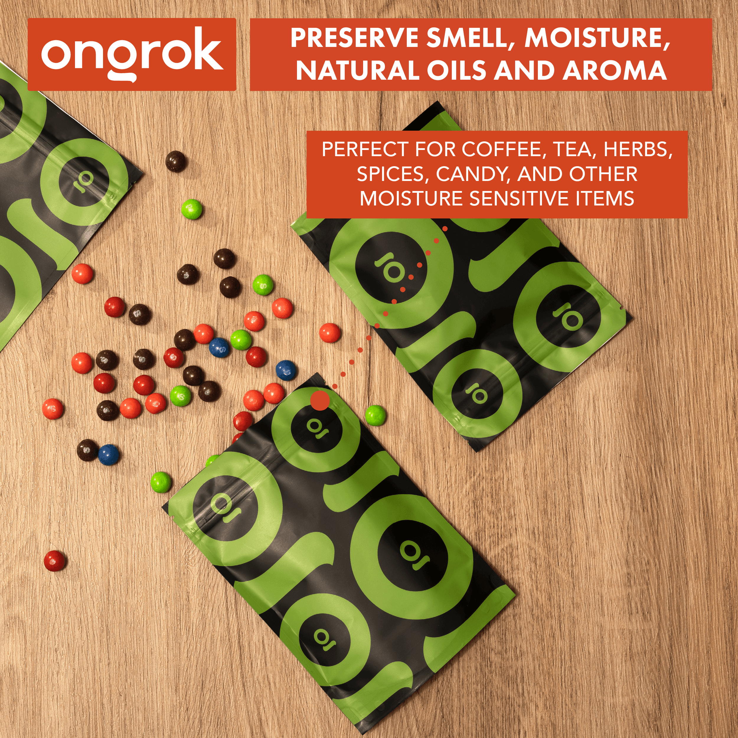 Ongrok Color-Coded Mylar Bags - SmokeWeed.com