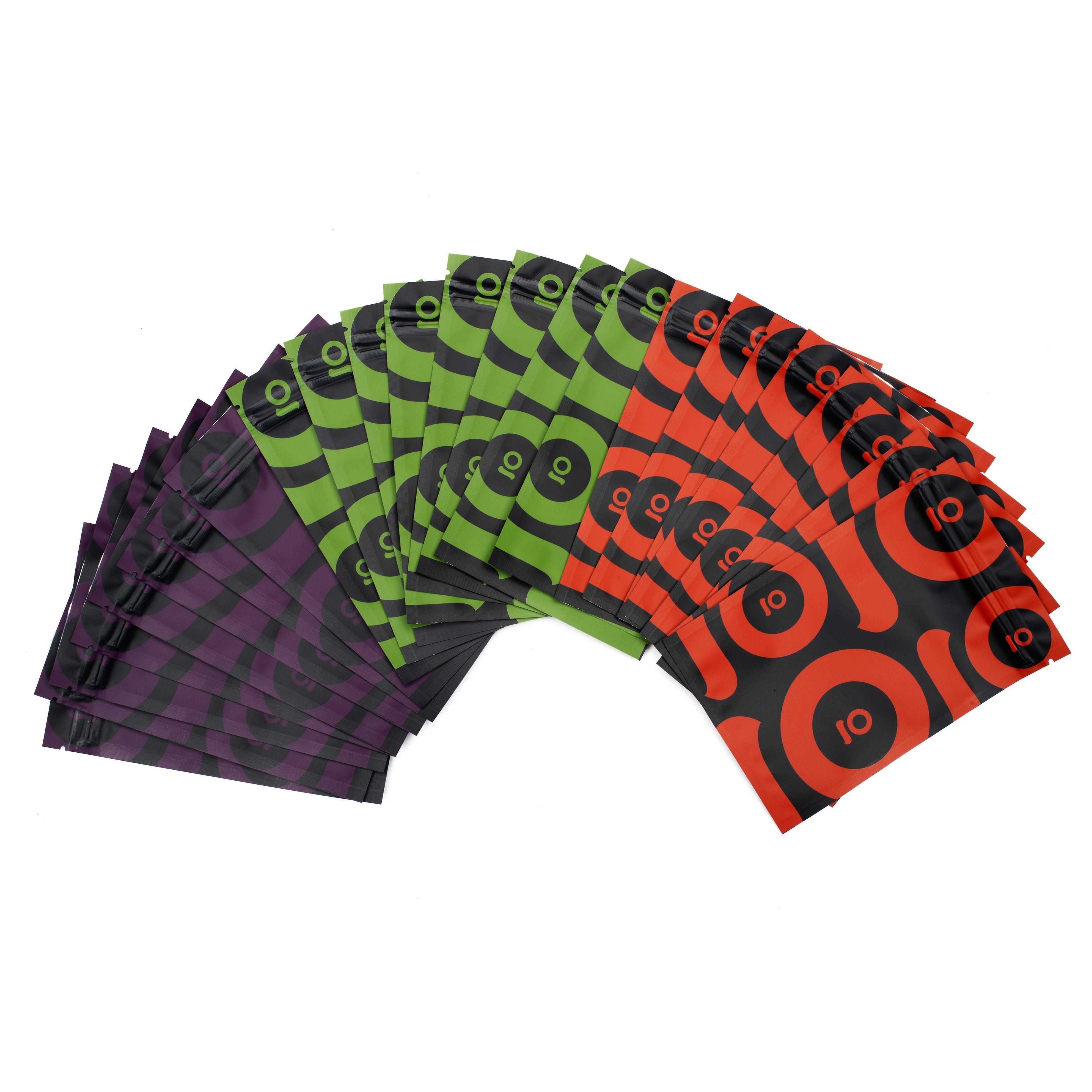 Ongrok Color-Coded Mylar Bags - SmokeWeed.com