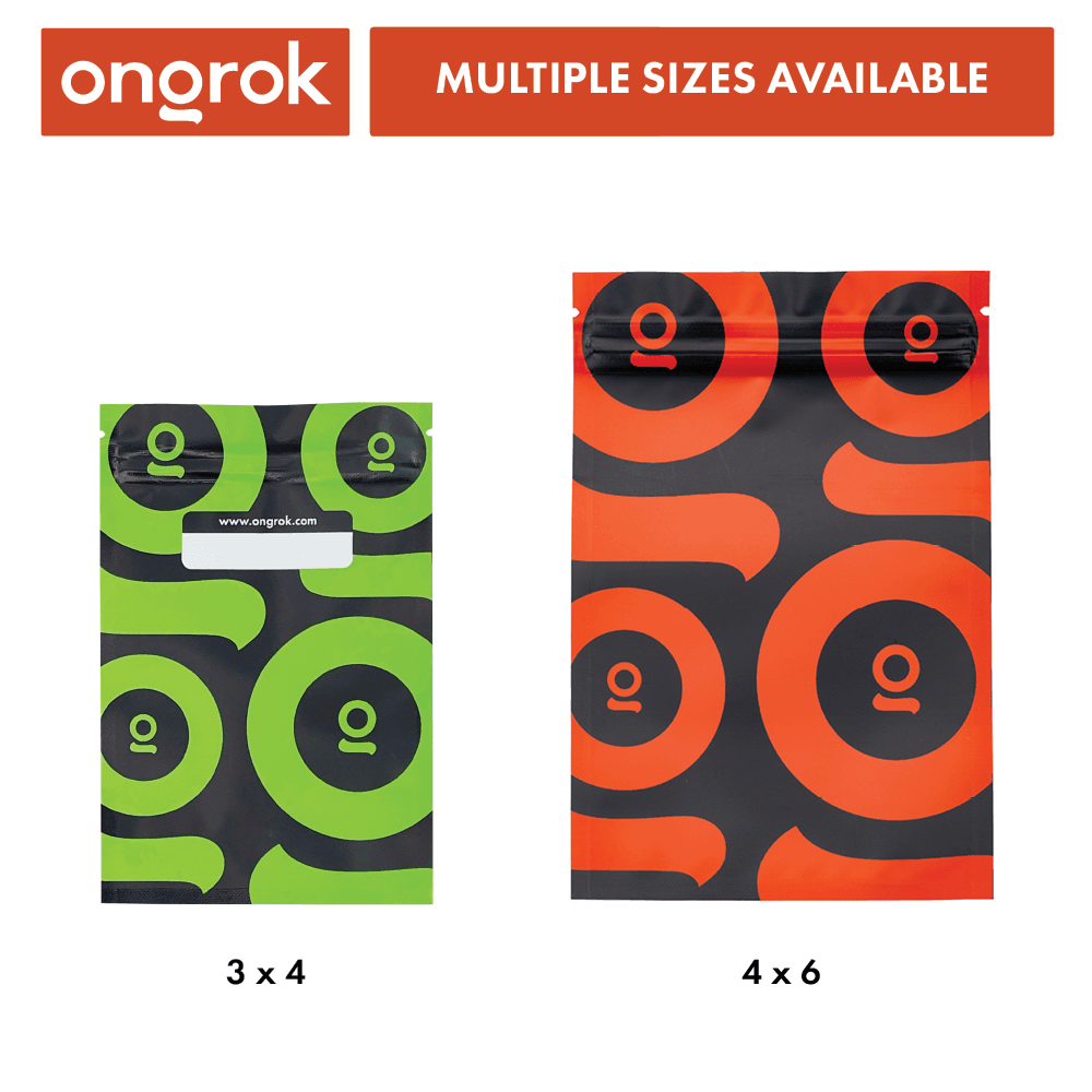 Ongrok Color-Coded Mylar Bags - SmokeWeed.com