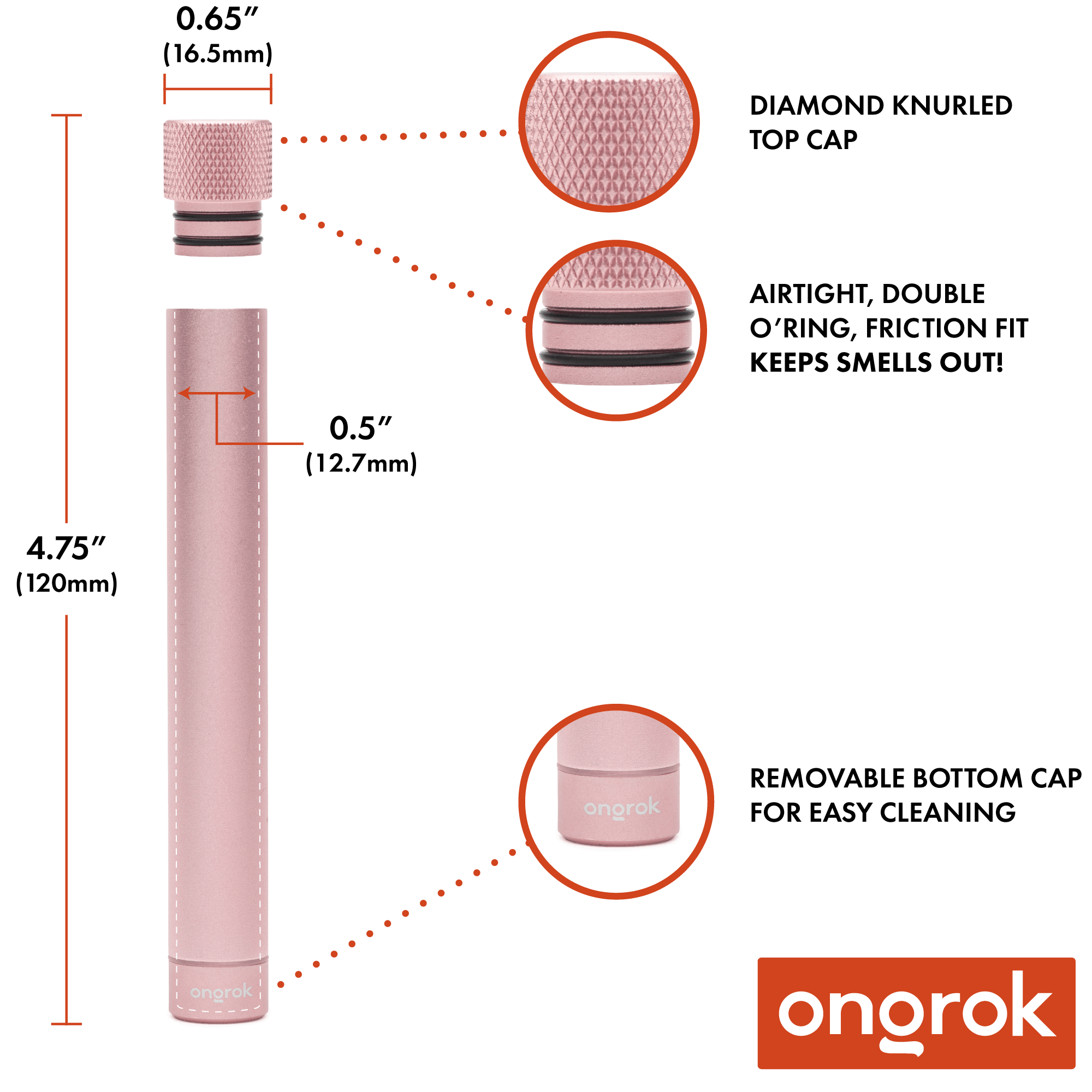 Ongrok Premium Storage Tube | Single - SmokeWeed.com