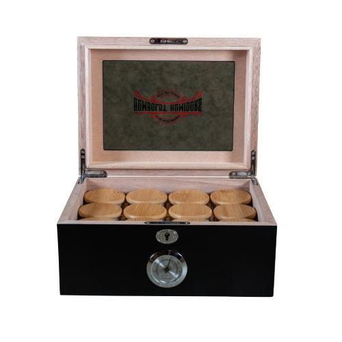Original Black Matte Humboldt Humidor - SmokeWeed.com