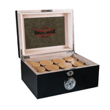 Original Black Matte Humboldt Humidor - SmokeWeed.com