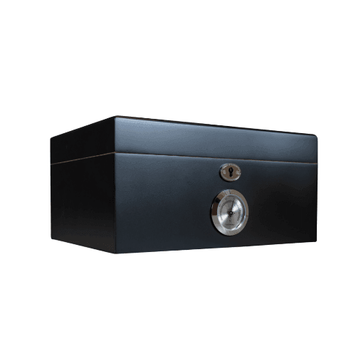 Original Black Matte Humboldt Humidor - SmokeWeed.com
