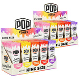 POP Cones Ultra Thin | Assorted Flavors | 25pc Display - SmokeWeed.com