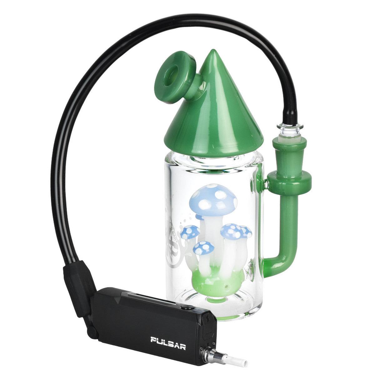 Pulsar 510 Dunk H2O Adapter Silicone Whip w/ Glass Attachment - 12" / 14mm - SmokeWeed.com